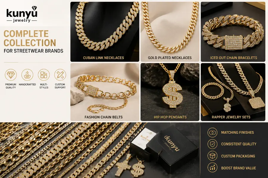 Cén fáth Roghnaigh Sinc Alloy Jewelry?  Buntáistí Cóimhiotal Sinc i nGabhálais Hip Hop