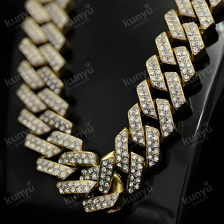 Slabhra Nasctha Chúba iontach Rhinestone